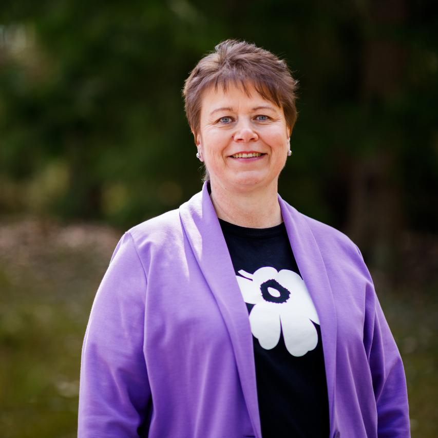 Bild på Carola Bengs-Lattunen, vice ordförande för Svenska Kvinnoförbundet