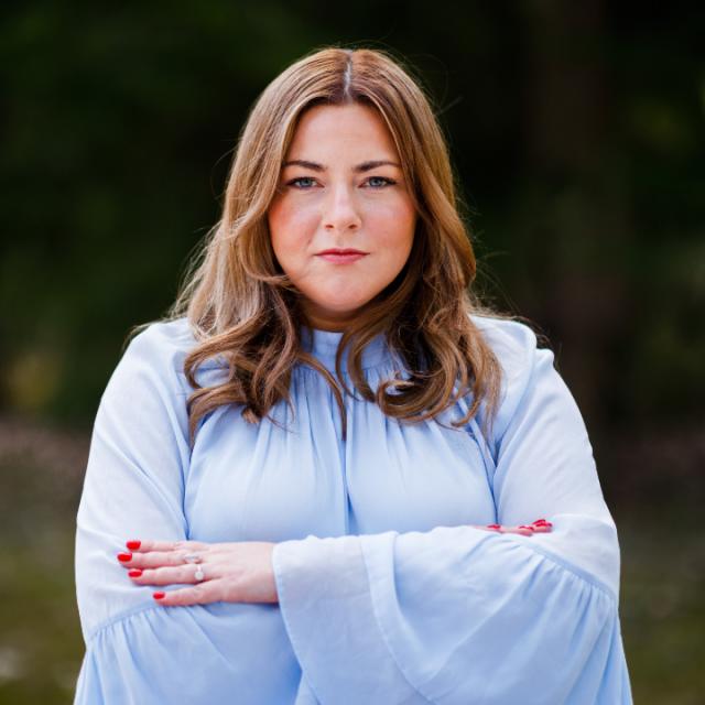 Bild på Ellinor Juth, vice ordförande för Svenska Kvinnoförbundet