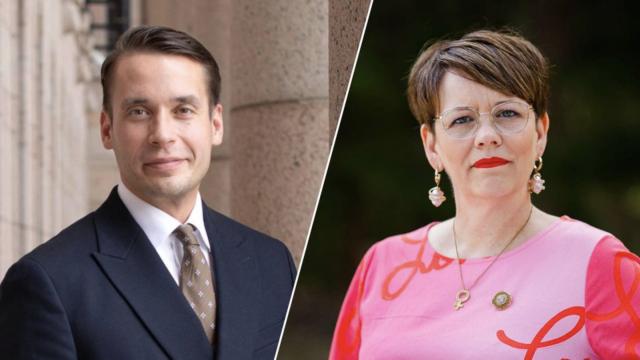 Bild på Henrik Wickström och Pia Sundell